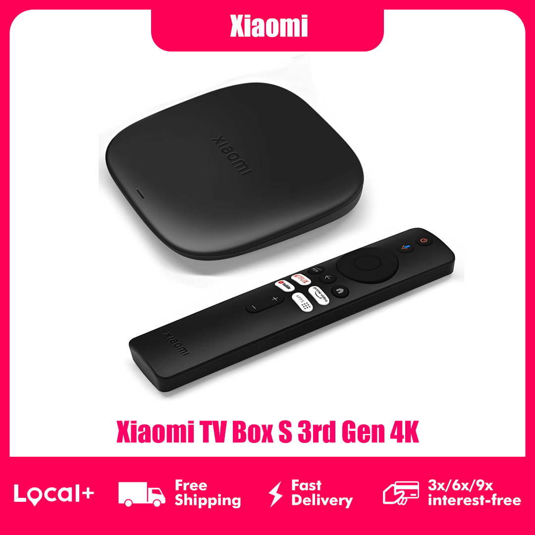 Xiaomi TV Box S 3. generacji 4K Ultra HD 32GB Pamięć Smart Top Set Box Android Google TV Dolby Vision HDR10+ DTS-X WiFi 6