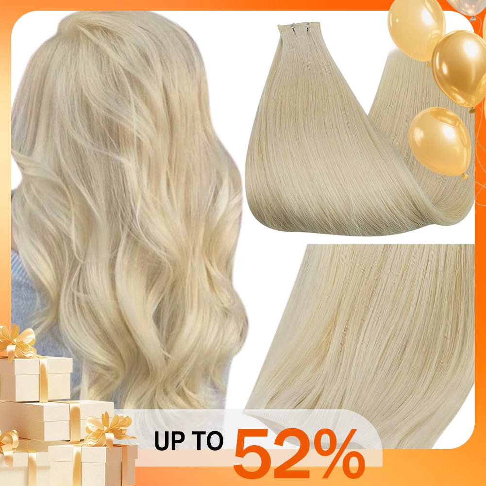 Ugeat-extensiones de cabello humano virgen, extensiones de cabello humano virgen, Genius Weft, calidad de salón, últimos 12 meses