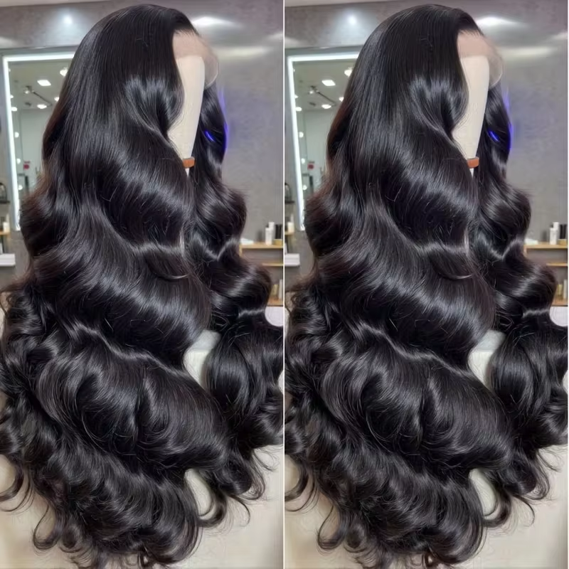 Парик с волнистыми волосами Body Wave, без клея, 5x5, готовый к носке, с кружевной застежкой, плотность 300, предварительно выщипанные пряди, Water Wave, из натуральных человеческих волос, 13x6, 13x4, с кружевным фронтом