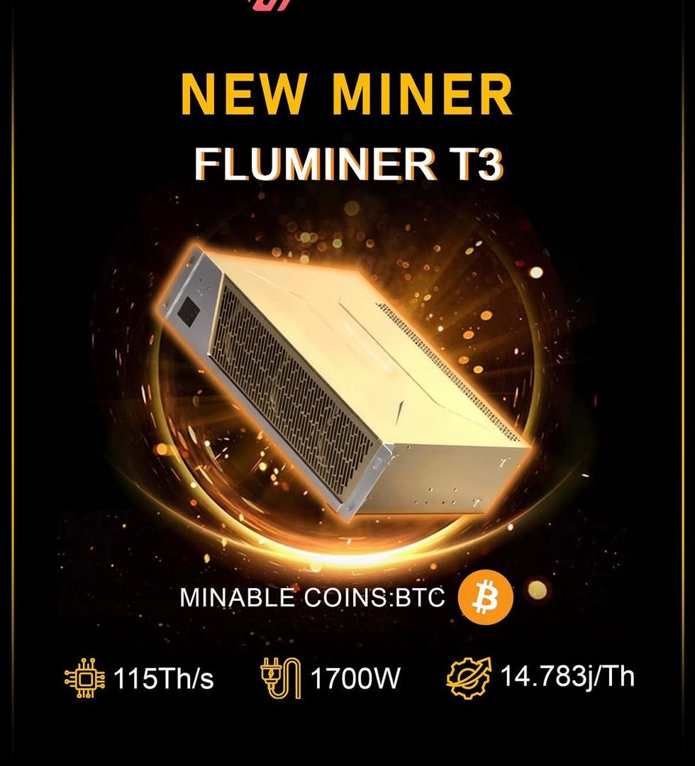 KJ COMPRE 5 E GANHE 3 GRÁTIS Fluminer T3 115 TH/s Bitcoin Miner |   Máquina de Mineração Doméstica