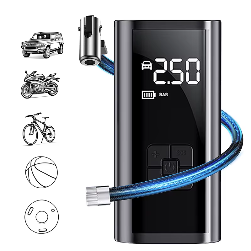 Pompe à air pour voiture, autoradio, outil de gonflage de pneus portable pour vélo, cylindre à air de petite taille