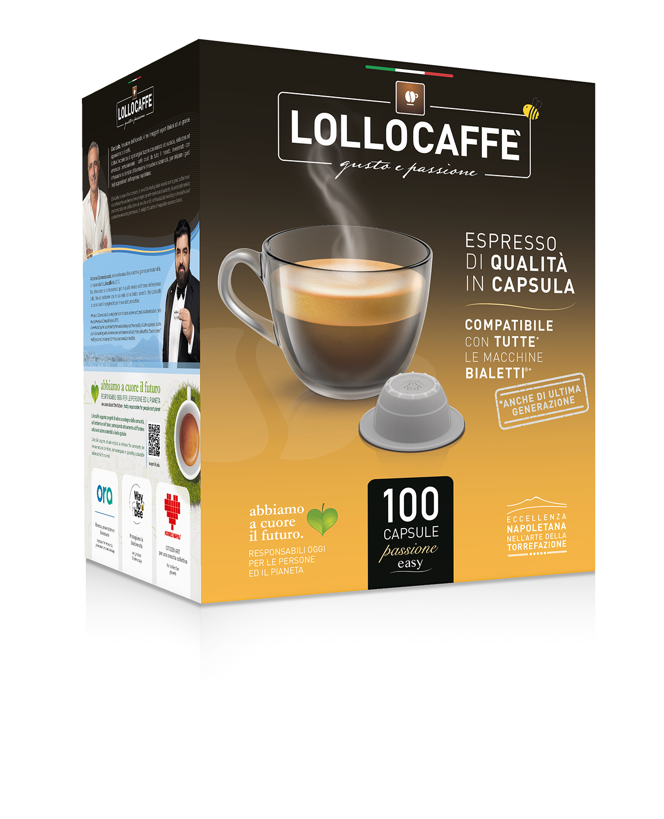 100 CAPSULES BLING COMPATIBLES BIALETS DECAPPHEINATED