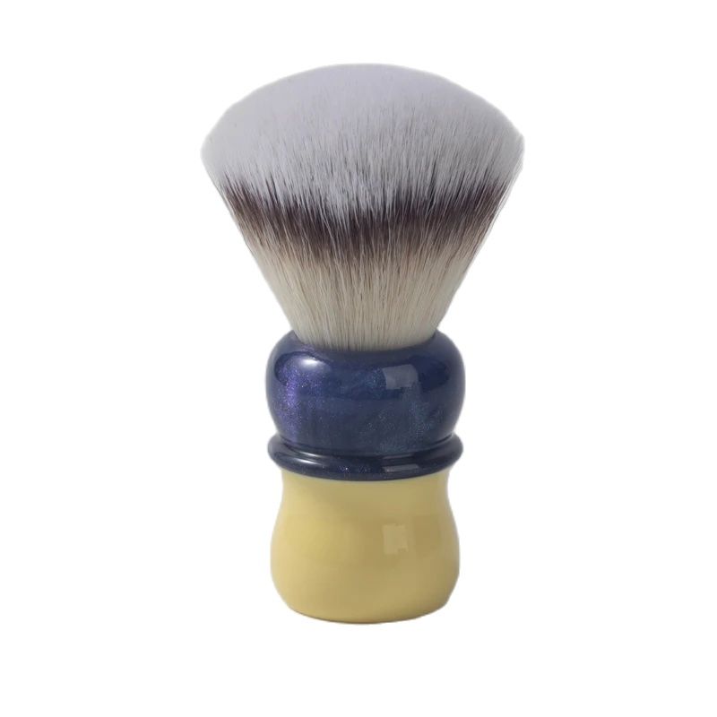 YAQI Bingcha ( Iced tea) Hi-Res Knot Synthetic Hair Mens Wet Shaving Brush