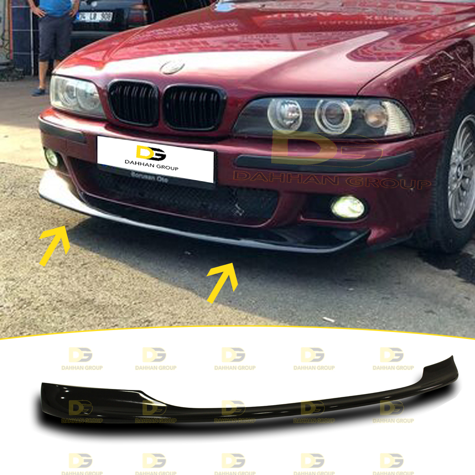 B.M.W E39 M5 1995 - 2003 CSLสไตล์กันชนหน้ากันชนลิปSplitterสปอยเลอร์ปีกขยายเปียโนกลอสพลาสติกสีดําM5 JDMชุดสําหรับE39