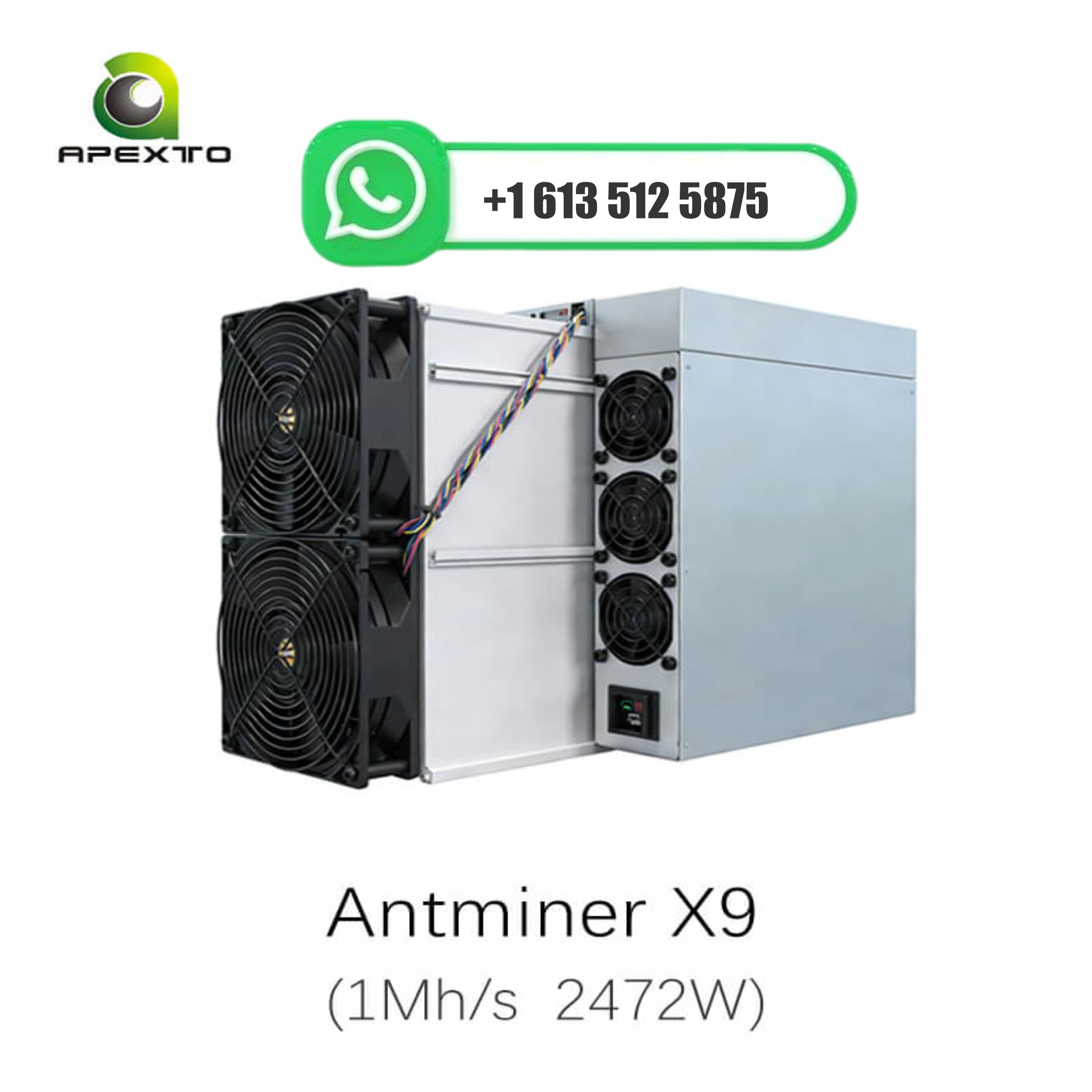 Oferta JY Frenzy: Compre 2 e Ganhe 1 Grátis Bitmain Antminer X9 Crypto Miner: 1000Kh/s 2472W RandomX ASIC XMR com PSU