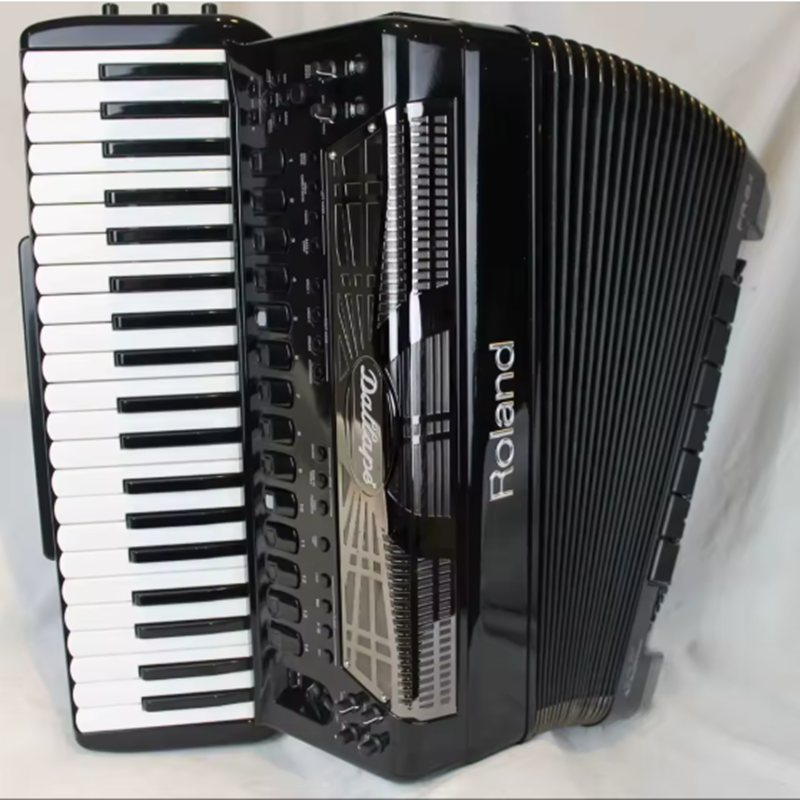 最高品質のVアコーディオン FR-8X ブラックアコーディオン 在庫あり