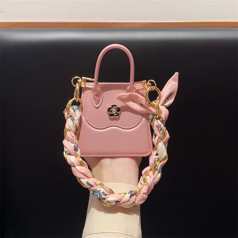 Deluxe PU lederen handtas 3D bloem telefoonhoesje voor Samsung Galaxy Z Flip 6 5 4 3 telefoonhoesje Zflip5 flip6 Premium zijden sjaalhoesje
