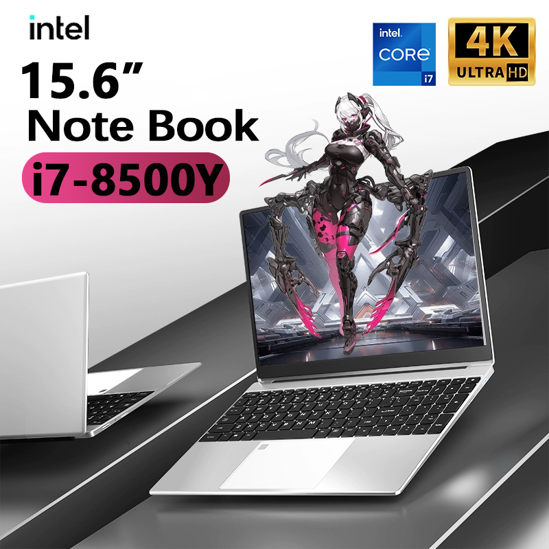 15.6-Inch Ultra Slanke Draagbare Laptop Intel Core I7-8500Y 16Gb Ram Windows 11 Pro Vingerafdruk Kantoor Laptop Draagbare Pc