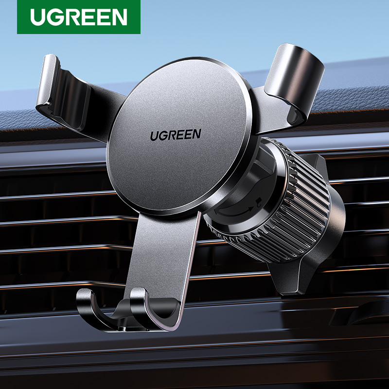 【Nowy-in】 ugreen uchwyt samochodowy na telefon Air Vent stojak na telefon w samochodzie na telefon komórkowy Xiaomi Samsung iPhone 12 13 14 stojak na uchwyt samochodowy