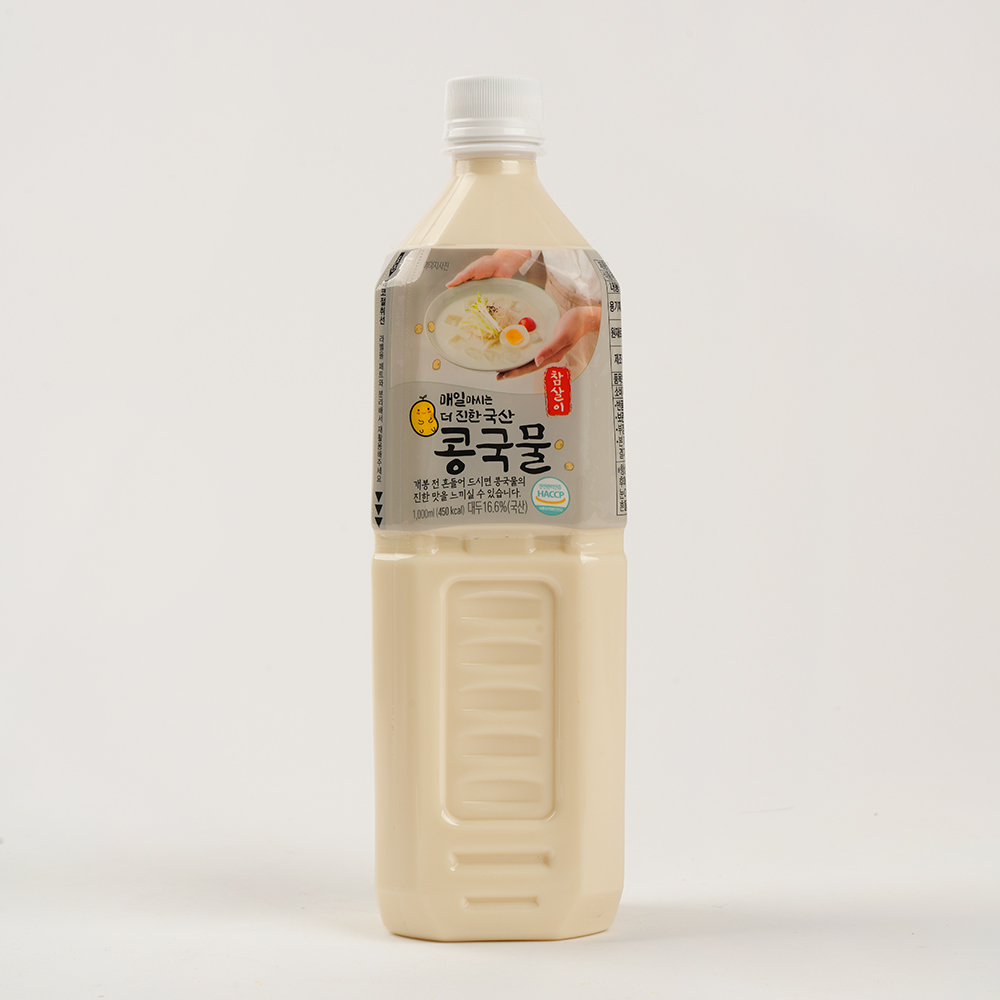 국산 콩국물 1L 3병  참살이 더 진한 음료 식품