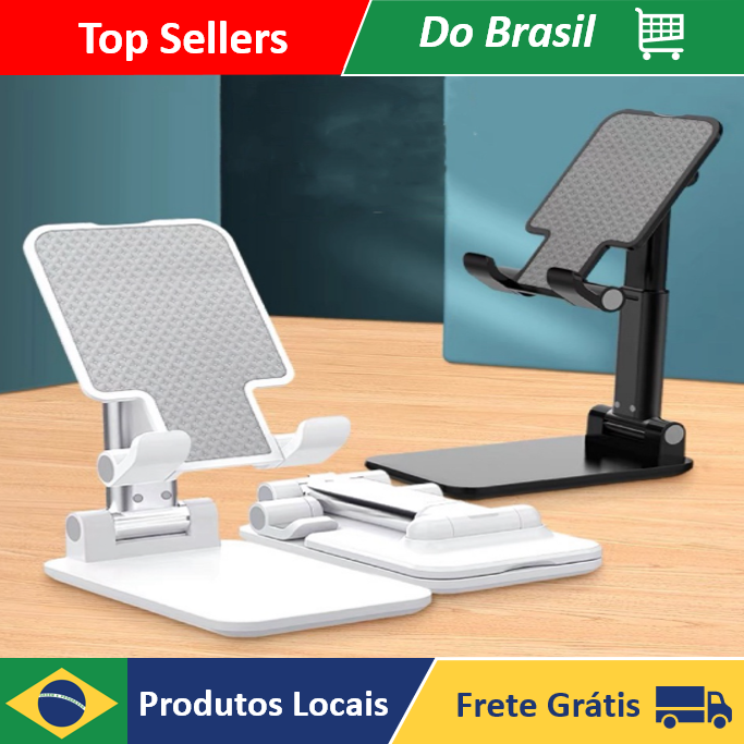 Soporte Para Celular e Tablet Dobrável Portátil ajustable, apoyo de Mesa