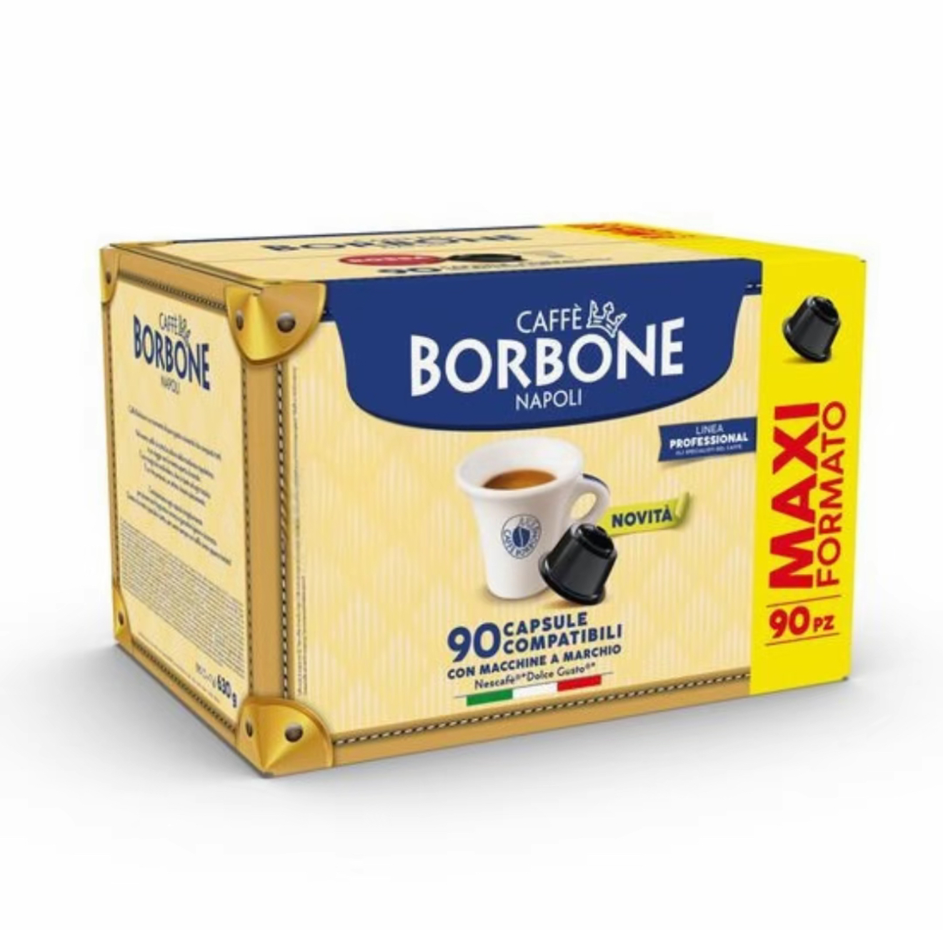 90 Capsule Caffè Borbone Compatibile con macchine Nescafè Dolce Gusto