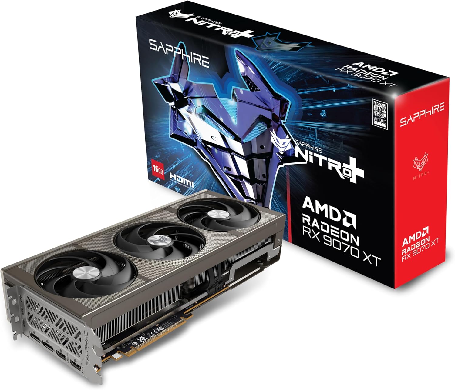 新品// サファイア AMD Radeon RX 9070 XT ゲーミング OC グラフィックカード 16GB GDDR6