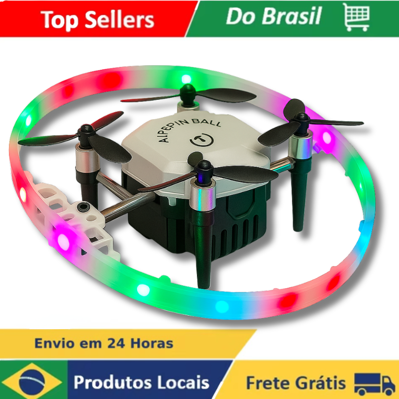Dron FX41 Aurora Ball Giro 360 Kolorowe Światła Stabilny Dla Dzieci/Dorosłych