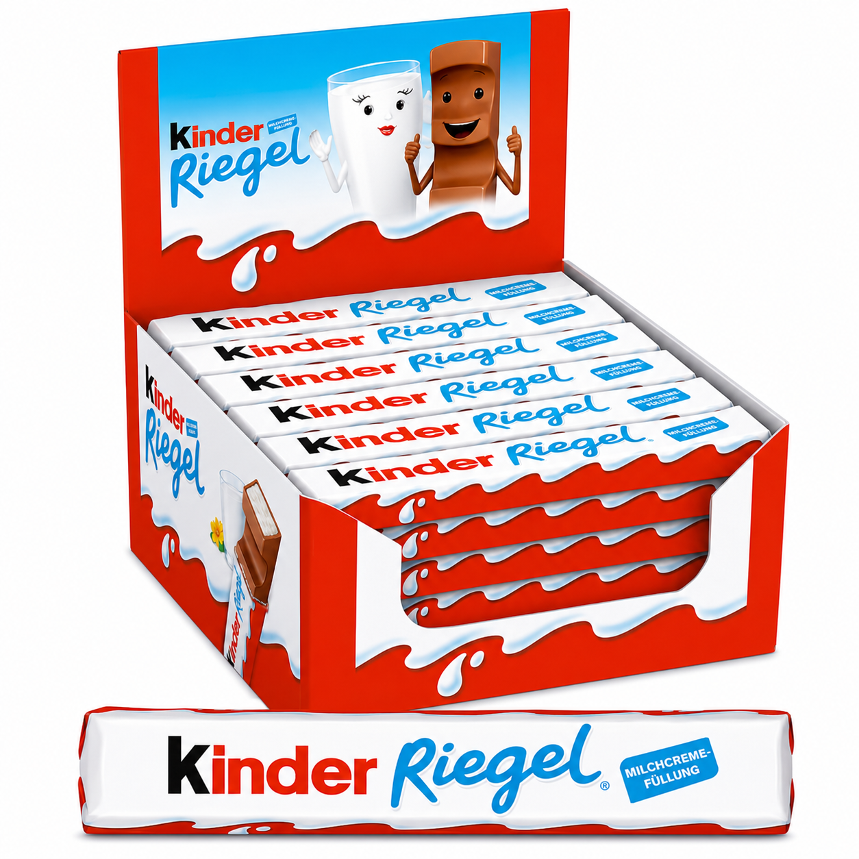 Kinder Riegel 36 x 21g Display 756g Milchschokoladenriegel Großpackung