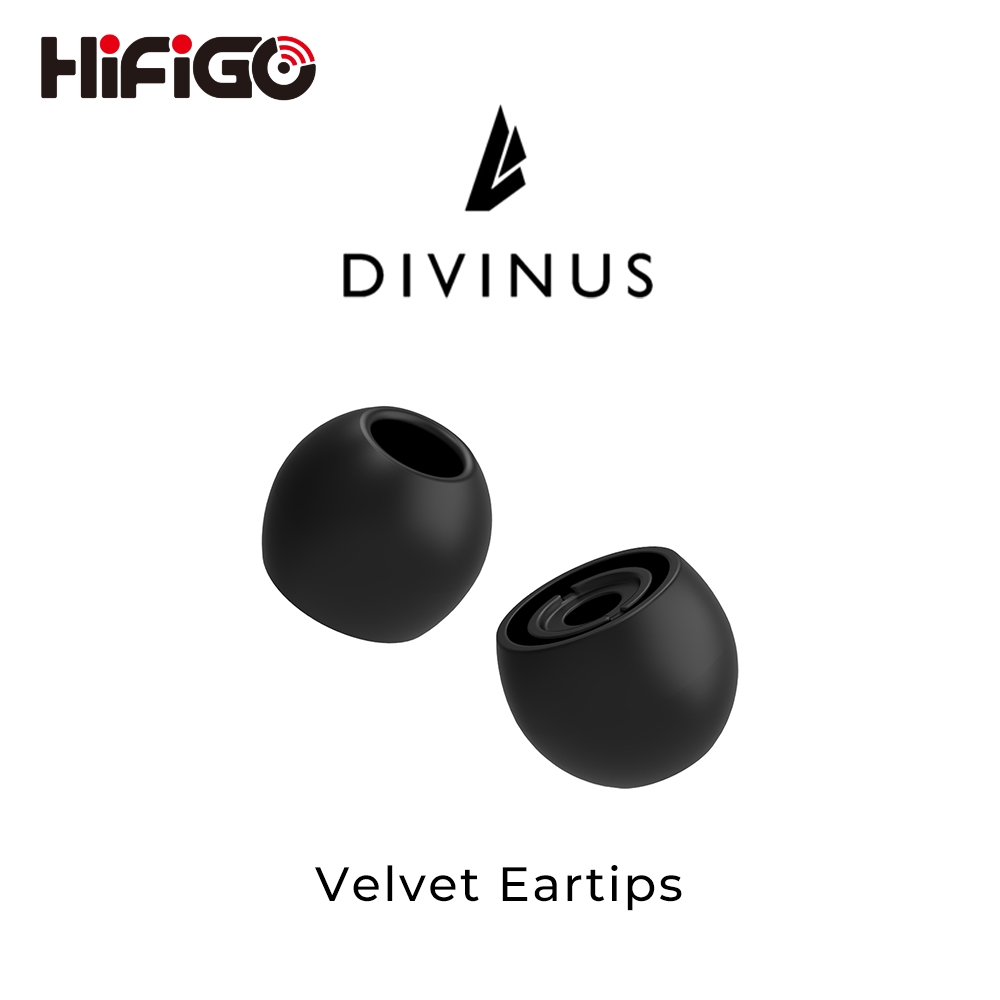 ELOIT/ Divinus Velvet Silicone Earphones Ear Tips for Nozzle Size 3-5mm, Soft Deeply Eartips For IEMs Earbuds AFUL Performer 5/8