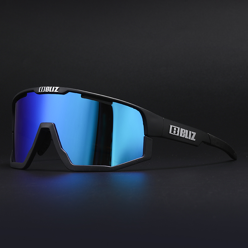 B BLIZ Fusion Lunettes de soleil de cyclisme polarisées – 3 lentilles interchangeables pour vélo de route/montant et lunettes de sport de plein air