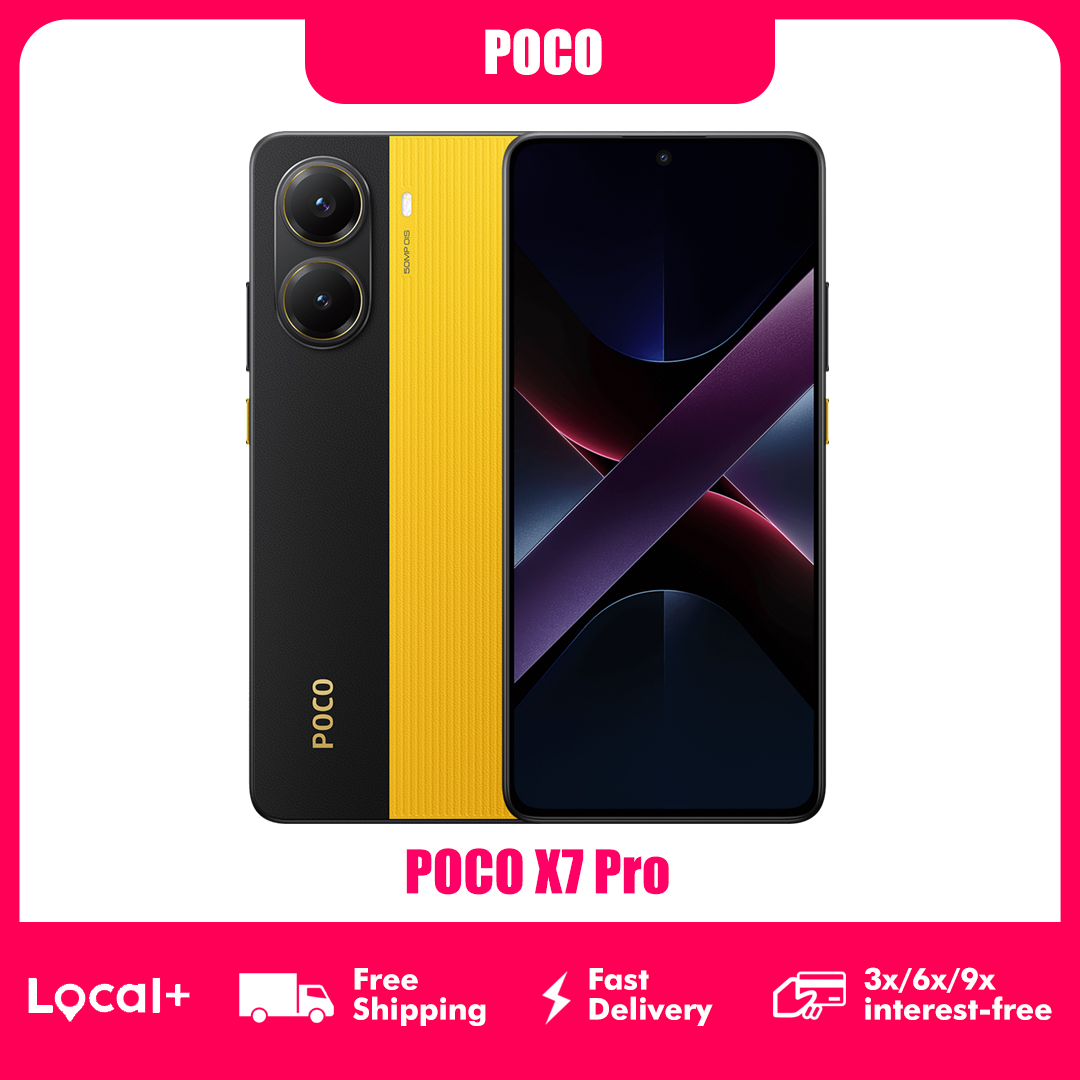 POCO X7 Pro 5G NFC 256 Go 12 Go 512 Go Dimensity 8400-Ultra Écran 6,67 pouces 120 Hz 6000 mAh 5G NFC