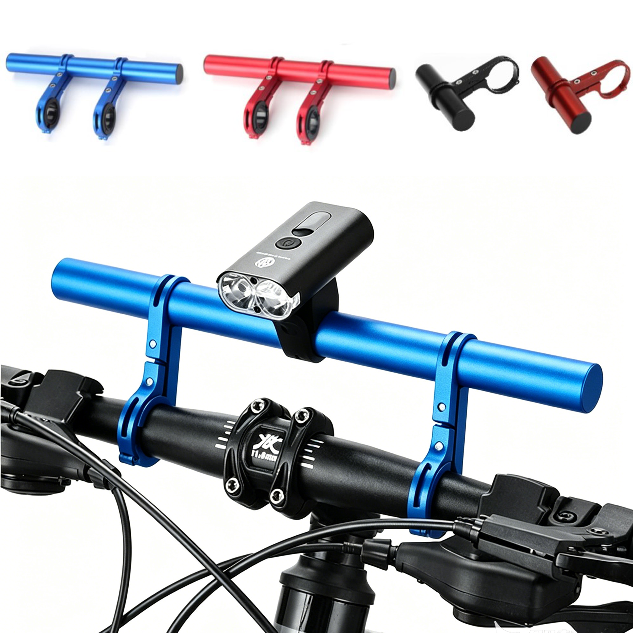 10/20/30cm Fahrradlenker-Verlängerungshalterung MTB-Scheinwerferhalterung Verlängerter Lenker für Rennrad und Mountainbike Lenkerverlängerung Zubehör