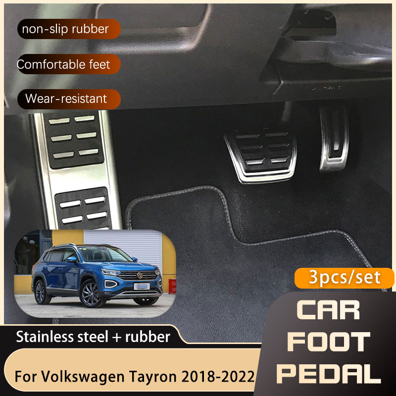 Pedal Kaki Mobil Untuk Volkswagen VW Tayron GTE 2018 2019 2020 2021 2022 Pedal Rem Akselerator Tidak Ada Bagian Penutup Pedal Pengeboran