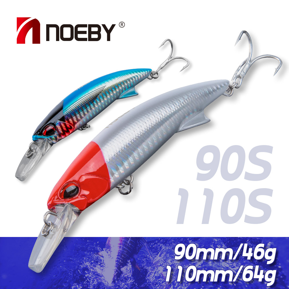 Noeby Sinking Heavy Minnow 9cm 46g 11cm 60g controllo Long Cast esca dura artificiale per esche da pesca a traina in acqua salata