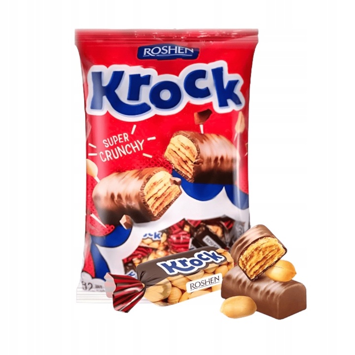 Roshen Cukierki Krock z karmelem 1kg