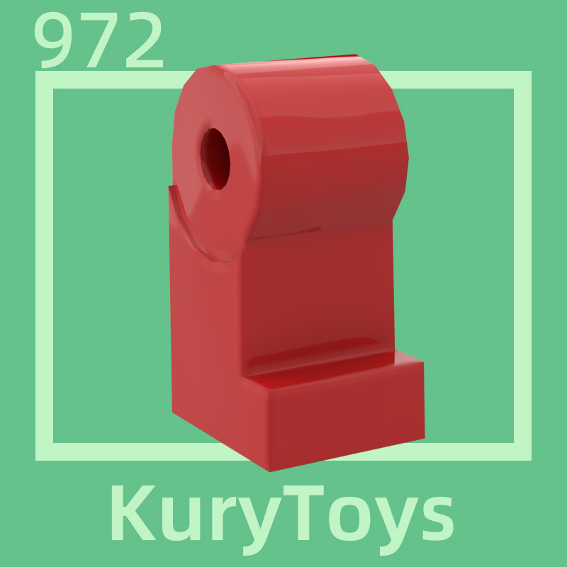 Kury Toys DIY MOC для 972 лет # 10 шт. детали строительного блока для ножки кузова, слева