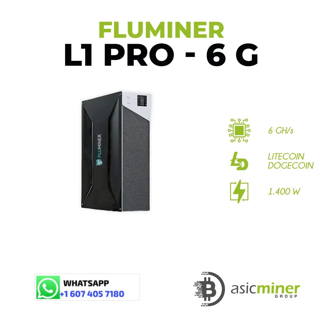 HD. Servidor FLUMINER L1 Pro 1400W 6.0GH/s com Algoritmo Scrypt Aprovado pela Empresa, Novo, 3U, com Fonte de Alimentação Original Incluída