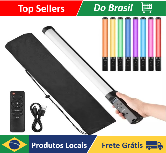Led Bat Colorful Photography Rbg Light Stick Portatil - Neverdie