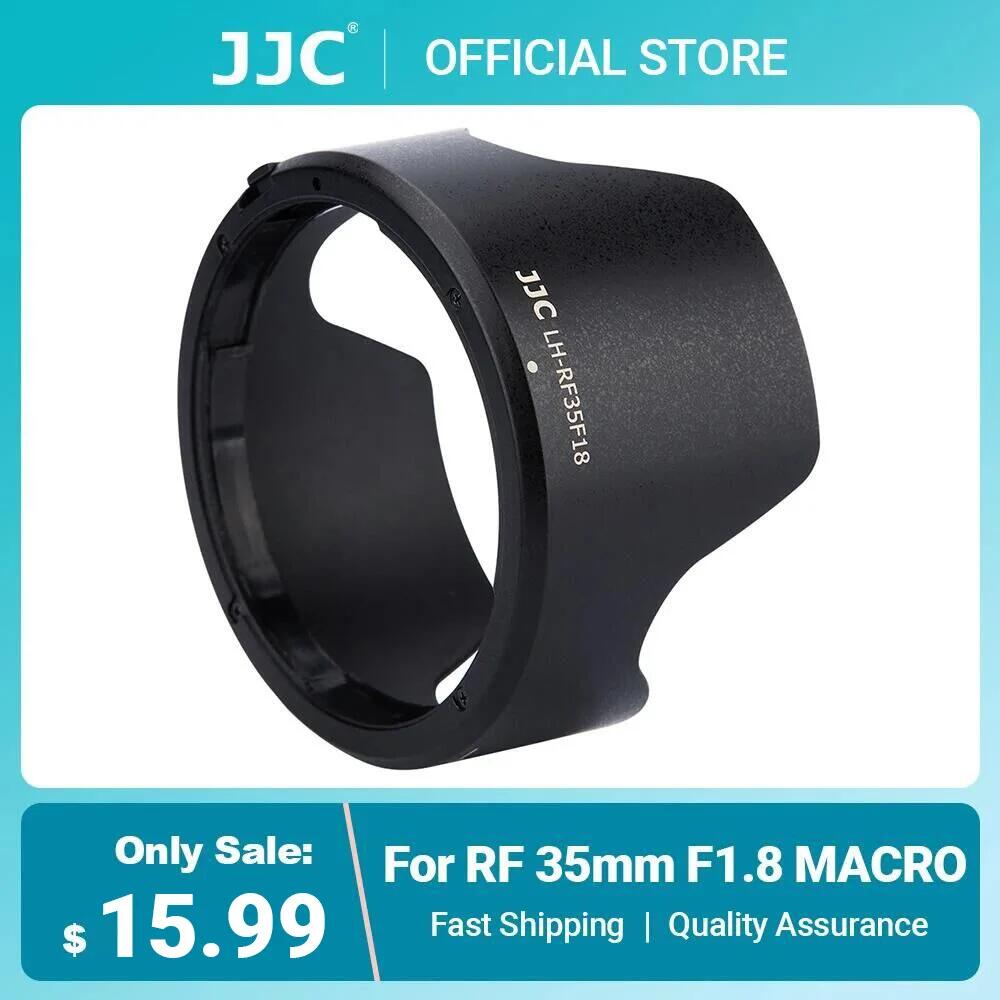 Parasol de lente Reversible JJC RF de 35mm Compatible con lentes Canon RF 35mm F1.8 MACRO IS STM para Canon EOS R RP Ra R5 R6 R7 R10 R3 C70
