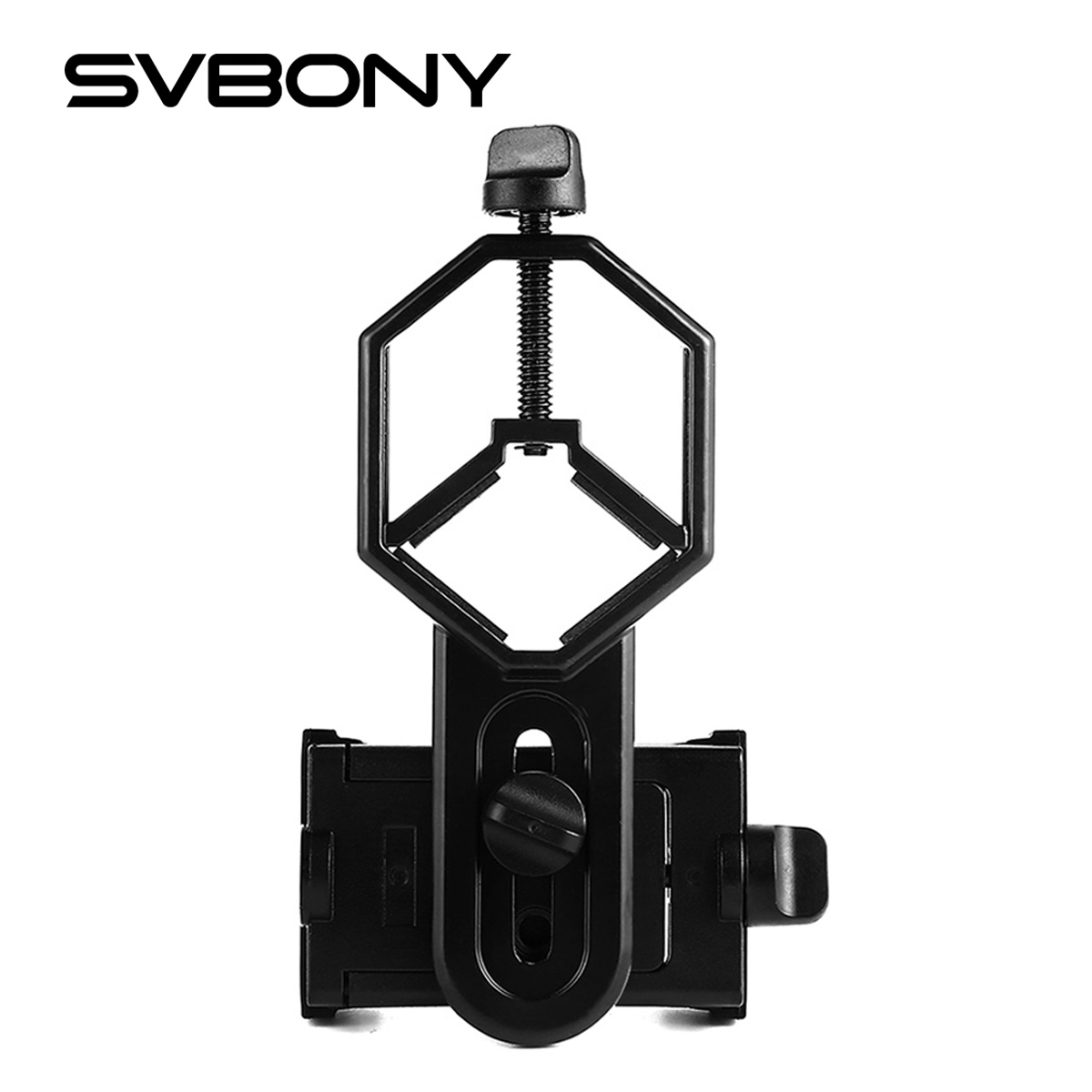 SVBONY-adaptador Universal para teléfono móvil, soporte de montaje, ocular de 25-48mm de diámetro para telescopio Binocular Monocular