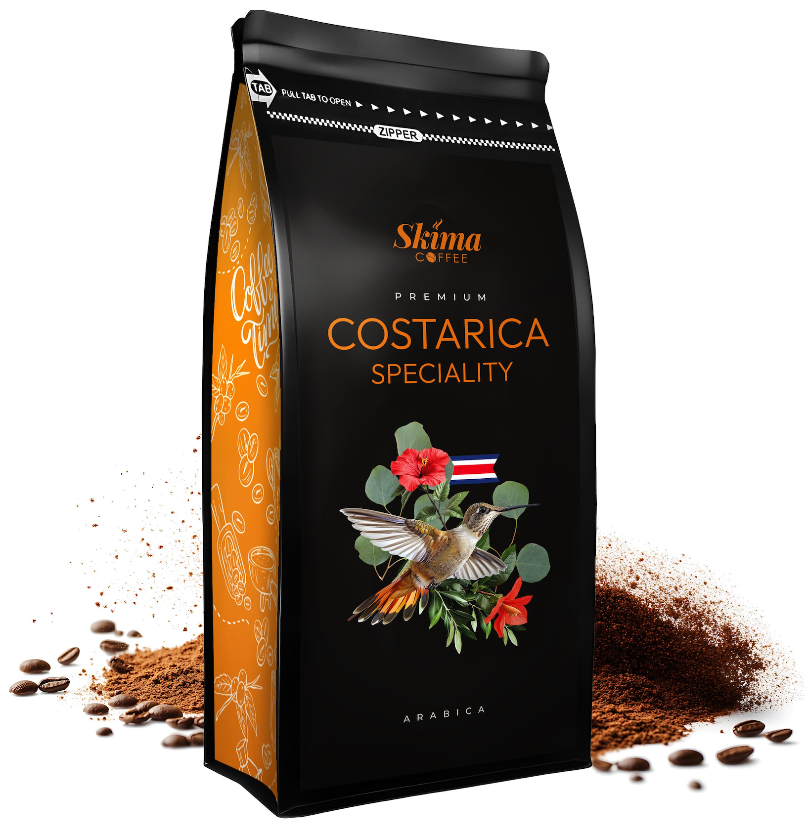 Gemahlener Kaffee 500g COSTA RICA SPECIALTY 100% ARABICA Frisch geröstet SkimaCoffee + KOSTENLOSES GESCHENK