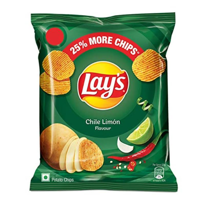 Lay's Chile Lime Chips 50g – Knusprige Kartoffelchips mit Chili & Limette