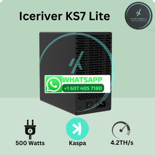 HD. Vendas diretas da China, novo ICERIVER KS7 LITE, minerador Kaspa de alto desempenho 4.2TH com fonte de alimentação original incluída