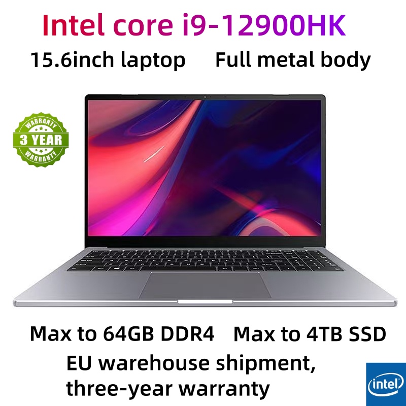 Intel core i9-12900h/i9-10885h, janelas 11, 2x2 x ddr4, m.2 ssd, ultrabook, wi-fi 5, bt, 15,6