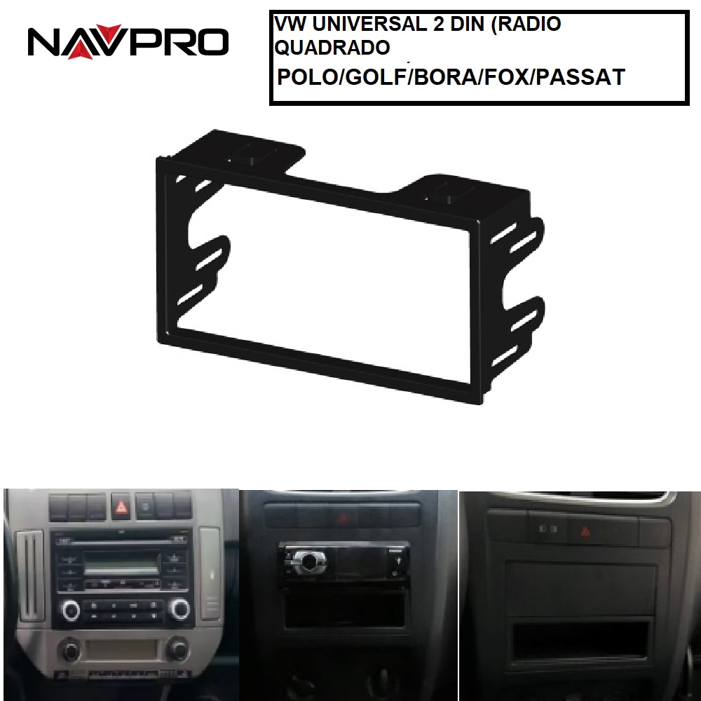 7 "navpro กรอบ Passat สำหรับ G2กอล์ฟโปโล Bora Fox สำหรับการติดตั้งศูนย์มัลติมีเดีย