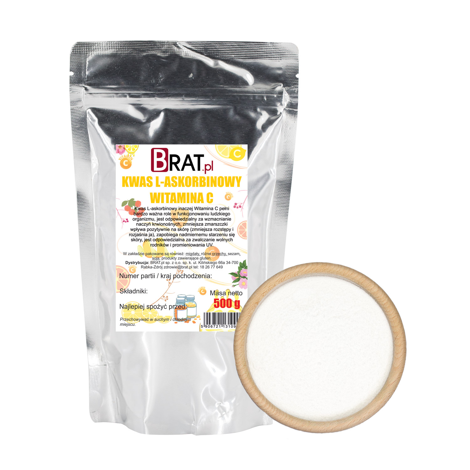 Kwas L-askorbinowy 500g