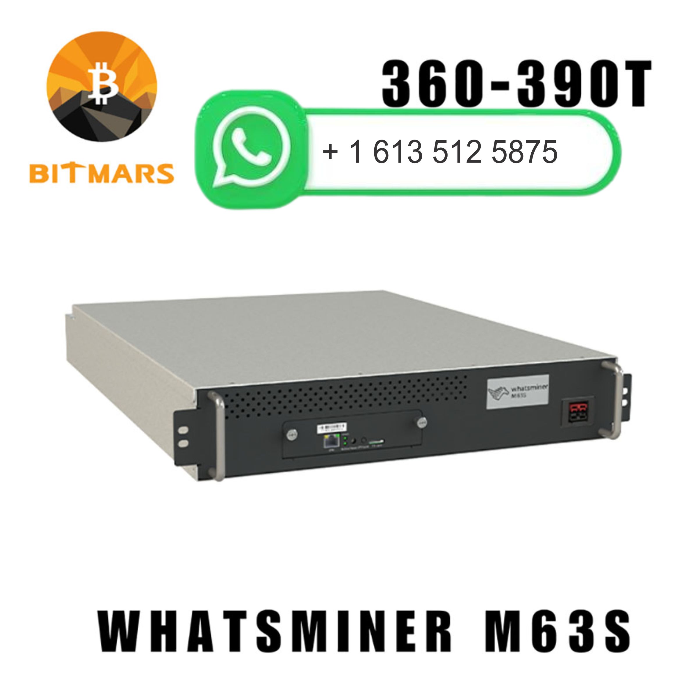 JY Compre 2 e Ganhe 1 Grátis Novo MicroBT Whatsminer M63 SHA-256 algoritmo Asic Hydro Miner 334T 366T 6646w, Oferta por Tempo Limitado