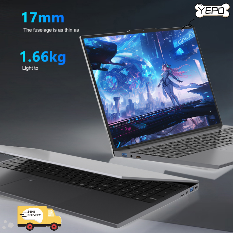 Игровые ноутбуки YEPO Intel Core i7-6500U, 32 ГБ Ram, 2 ТБ SSD, Windows 11, ноутбуки с подсветкой, Wi-Fi, компьютер, игровой ноутбук, компьютер