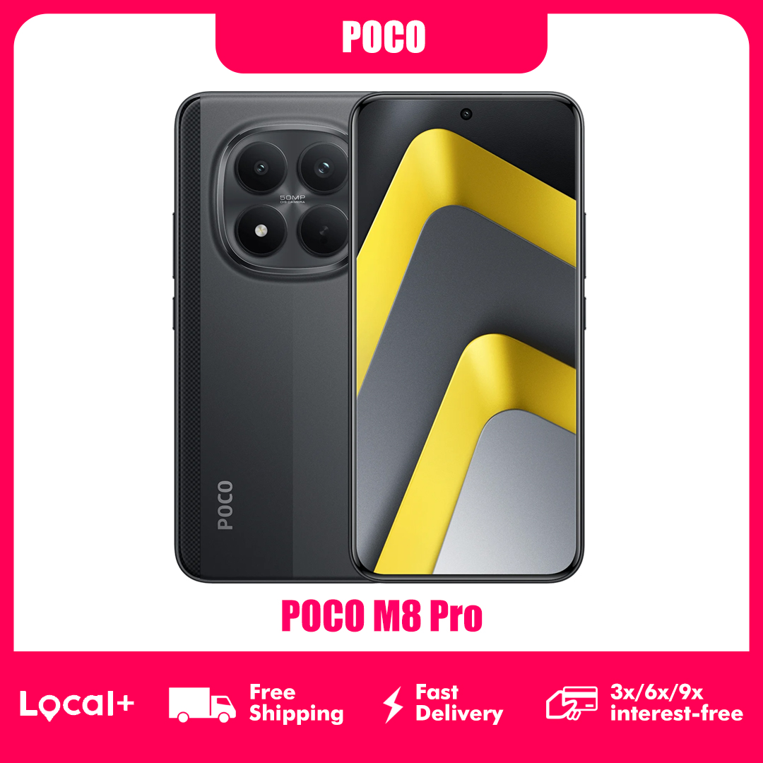 POCO M8 Pro 5G 8GB 256GB 12GB 512GB NFC 6500mAh Akku 50MP Kamera Smartphone