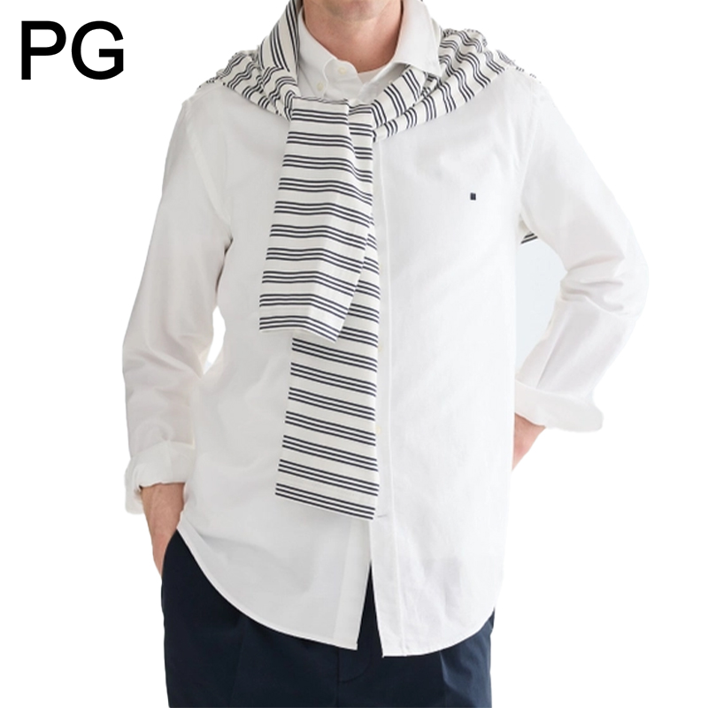 Kemeja pria kancing depan warna polos model panjang  Kemeja kasual formal untuk bisnis  Cocok untuk pakaian kantor dan sehari-hari pria