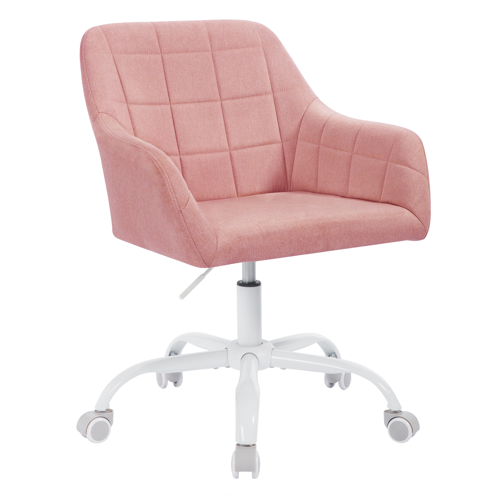 WOLTU Höhenverstellbarer, drehbarer, ergonomischer Bürostuhl, Schminktisch, Stuhl mit Rollen, Schreibtisch, Computerstuhl für Zuhause
