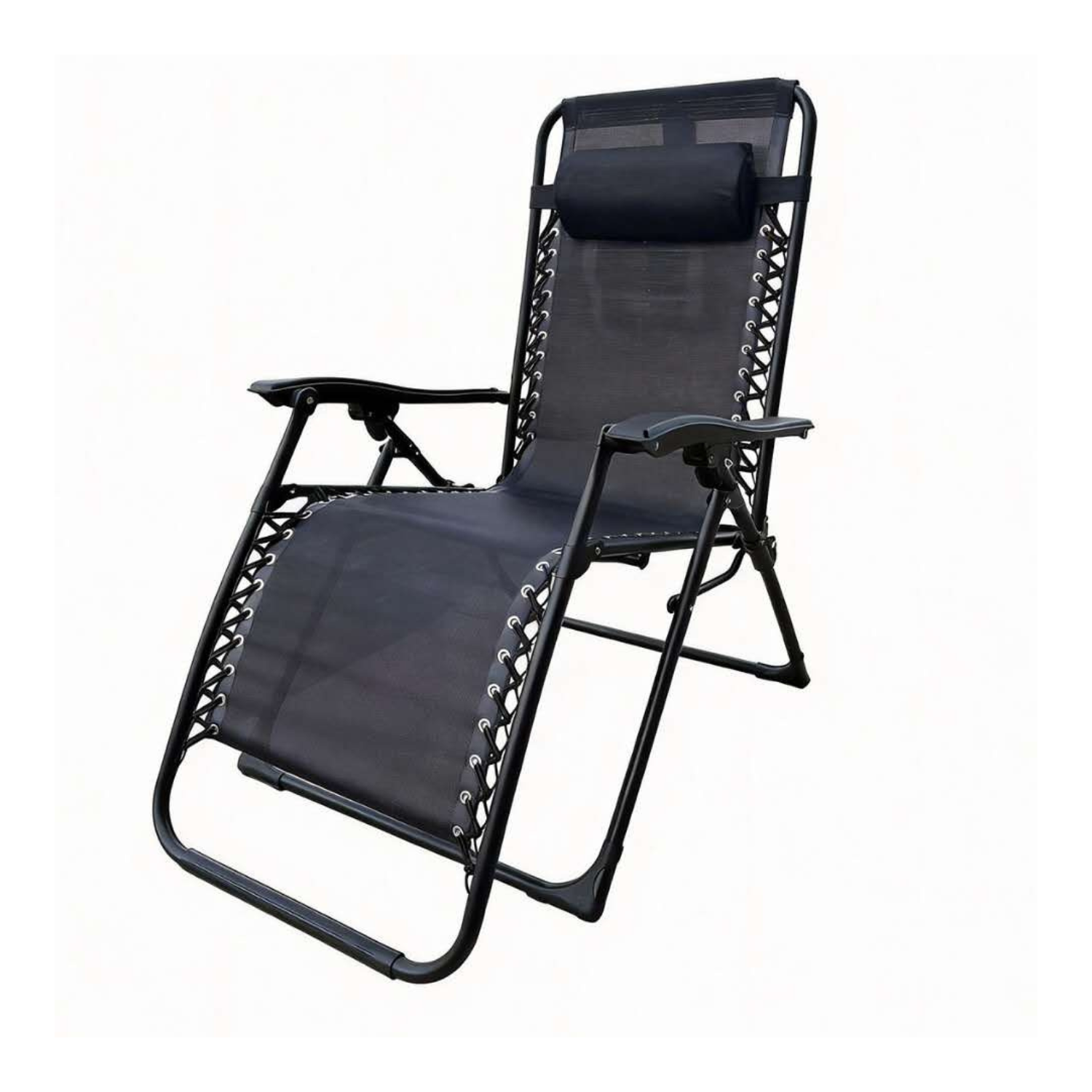 Tumbona Gravedad Cero Plegable Reforzada (Soporta 120kg) – Reclinable Antideslizante y Portátil para Jardín, Terraza y Camping