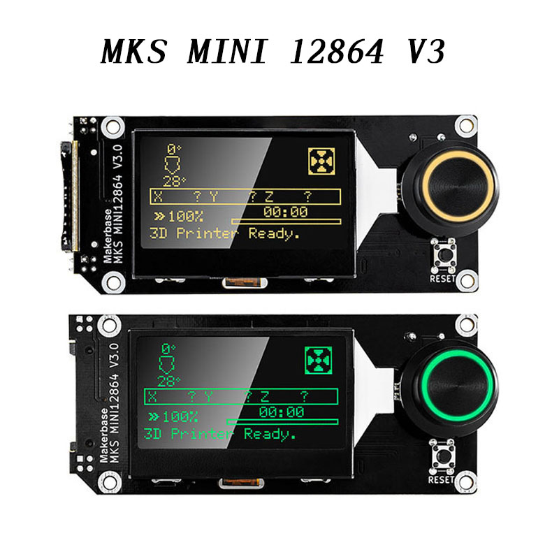 Makerbase MKS MINI 12864 V3 материнская плата с ЖК-дисплеем, умный экран дисплея, запчасти для 3D-принтера MKS Gen L SKR VORON 2,4