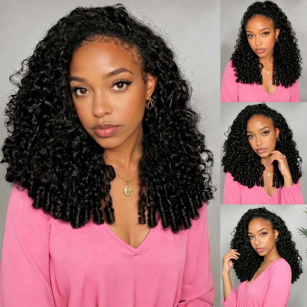 Burmese krullende pruik van echt haar, met voorgeplukte haren, 13x4 kant-voor pruik van echt haar voor vrouwen, krullende pruik van echt haar, natuurlijke kleur, 28 inch