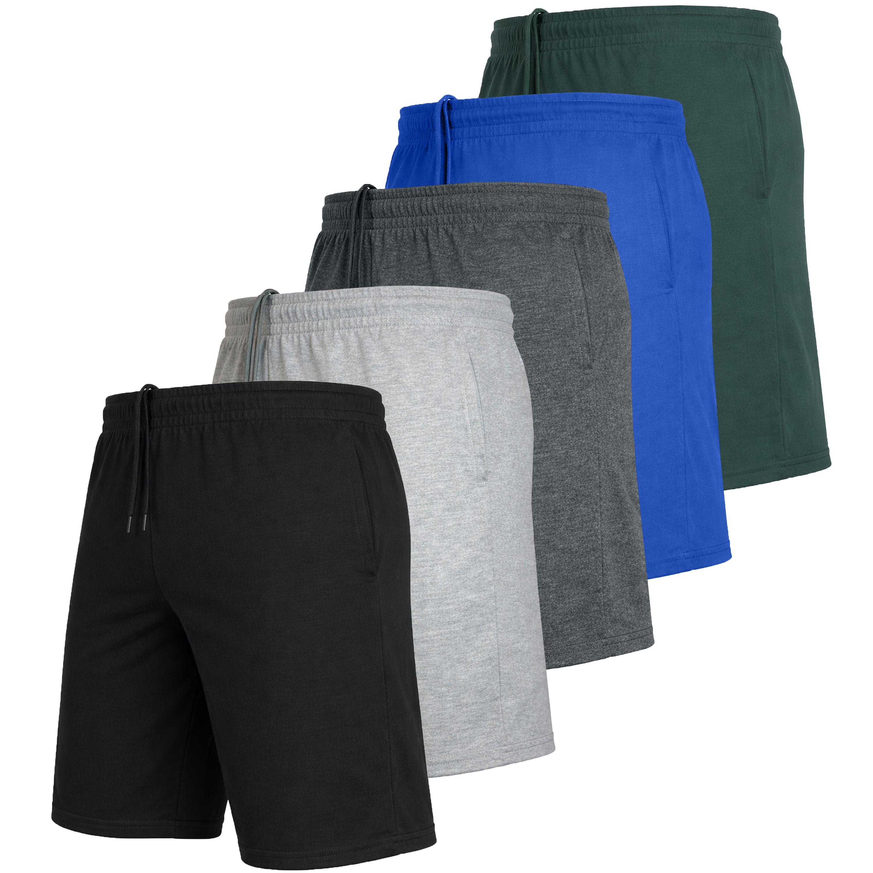 Confezione da 5 pantaloncini da uomo in misto cotone Moder Fit (S-3XL)