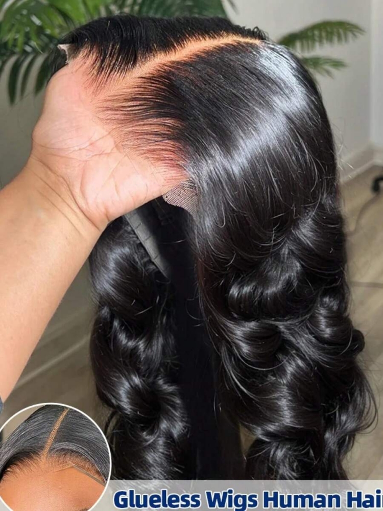 Body Wave Lace Front Wigs Human Hair Pre Plucked 13x4 HD Lace Frontal Wigs Human Hair 200 Density Glueless Wigs