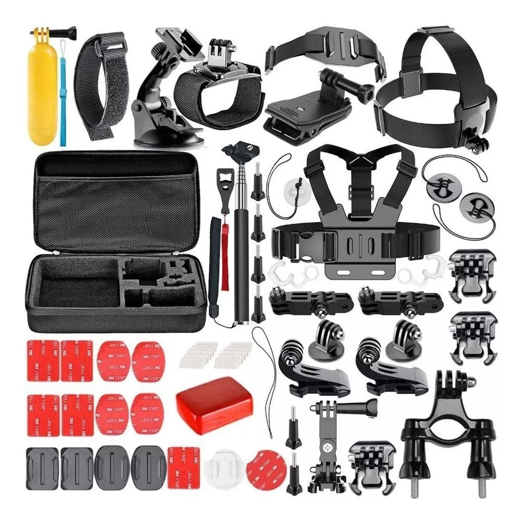 Kit para Gopro 54 em 1 accesorios conjunto para go pro hero 10 9 8 7 6 5 4 funda para cámara de acción