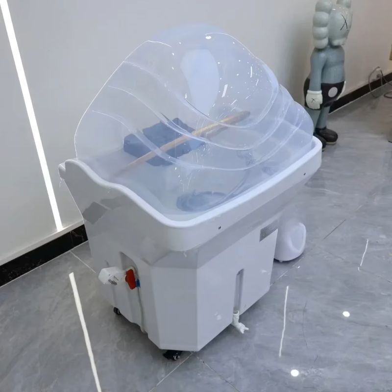 Kapsalon spa-apparatuur beweegbaar shampoobed verstelbare spa-stoel met watercirculatie waterval hoofd spa-modus, speciaal