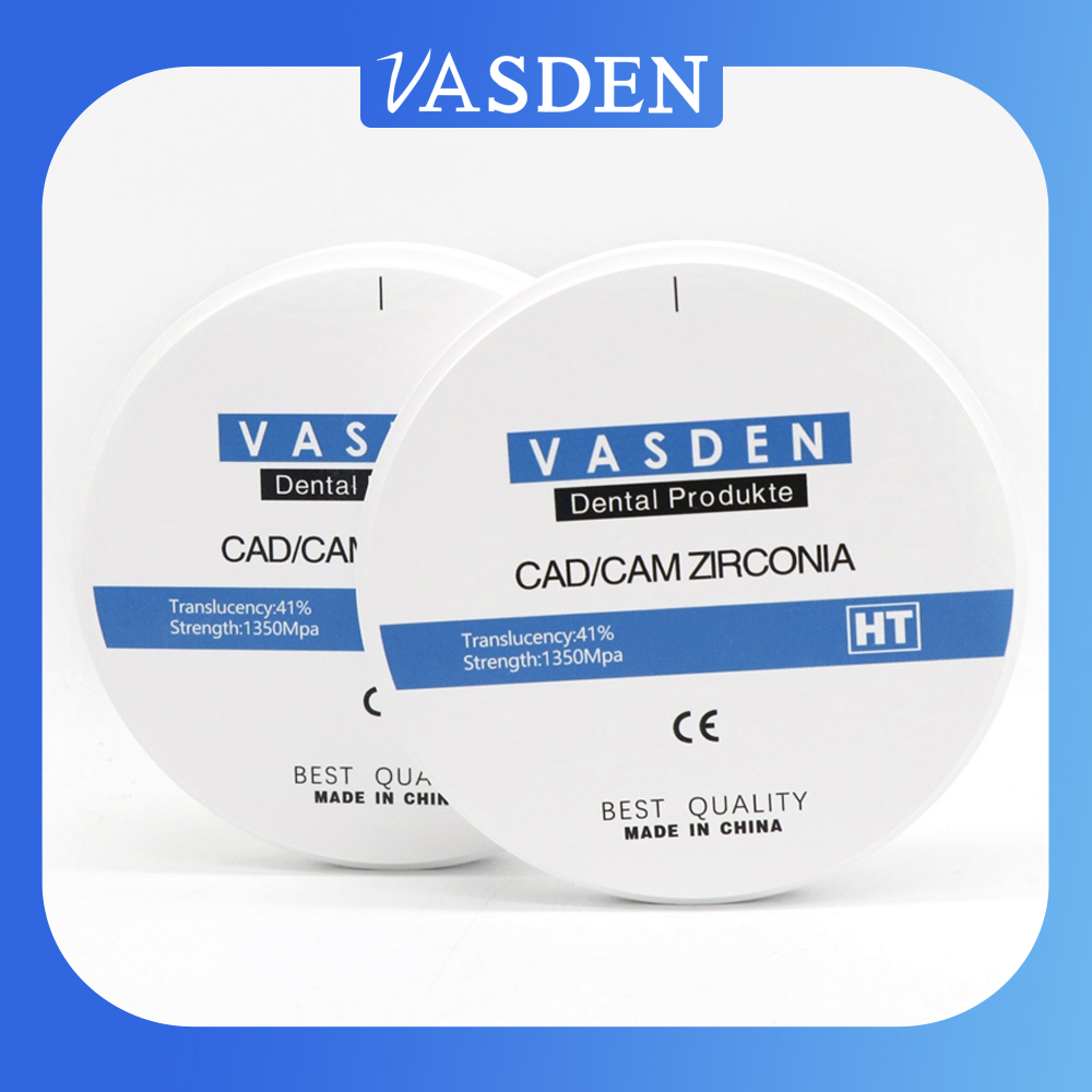 CE ISO HT Zirconia Đĩa Nha Khoa Cad Cam Cao Cấp Trong Suốt Nha Khoa Gốm Sứ Zirconia Khối